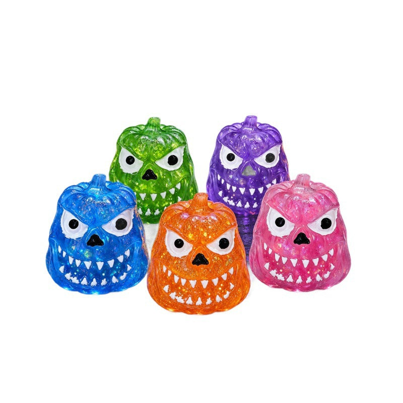 🎃New Halloween Pumpkin Head Squeeze Toys