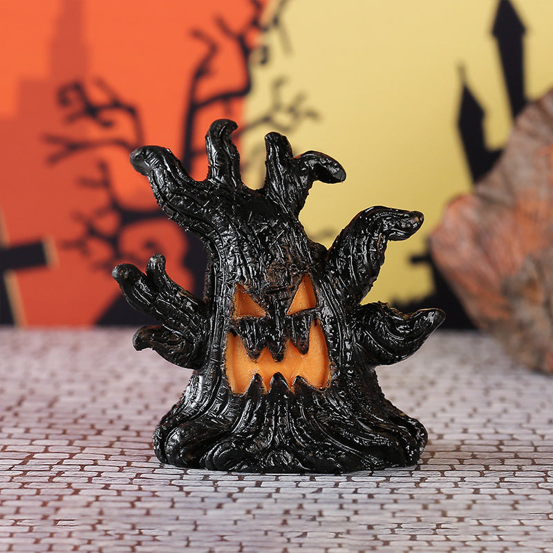 💀Halloween Decor Resin Tree Spirit LED Light-Up