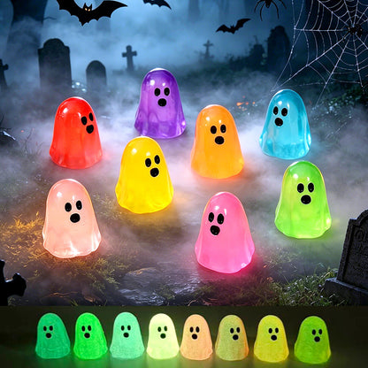 Halloween Decorative Creative Glowing Small Ghost Ornament.